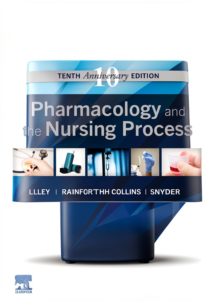 Installing Mosby Pharmacology for Nurses 10th Edition Kindle eBook on a wooden desk