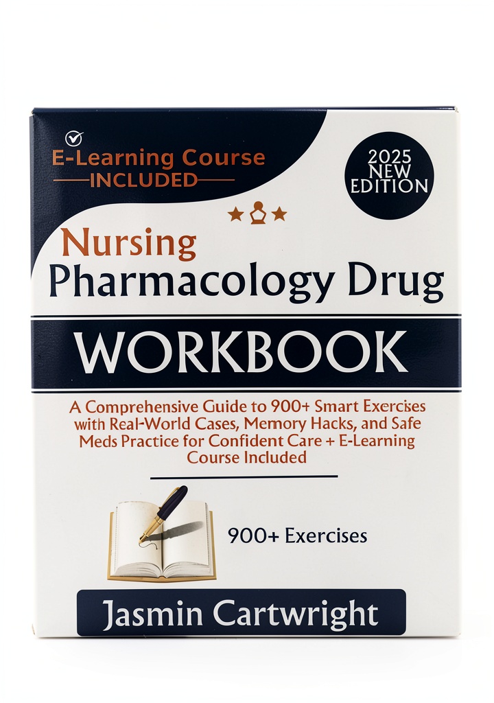 'Nursing Pharmacology Kindle book open on a tablet'