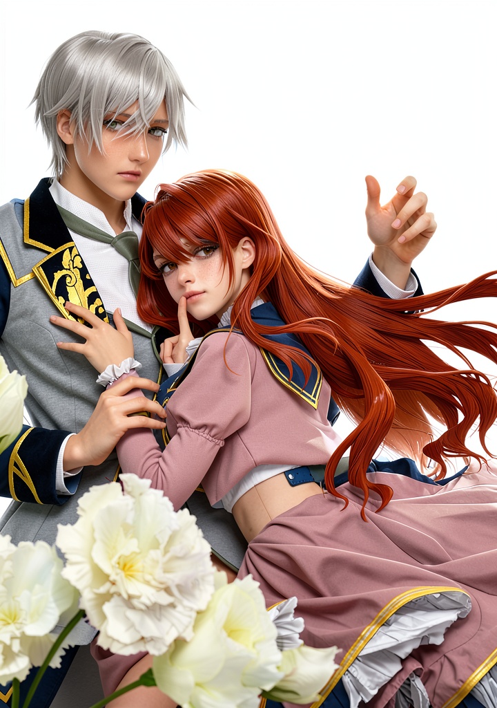 eBook cover showing yandere villain romance scene
