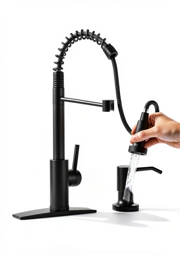 Forious Kitchen Faucet Stainless Steel High Arch-5