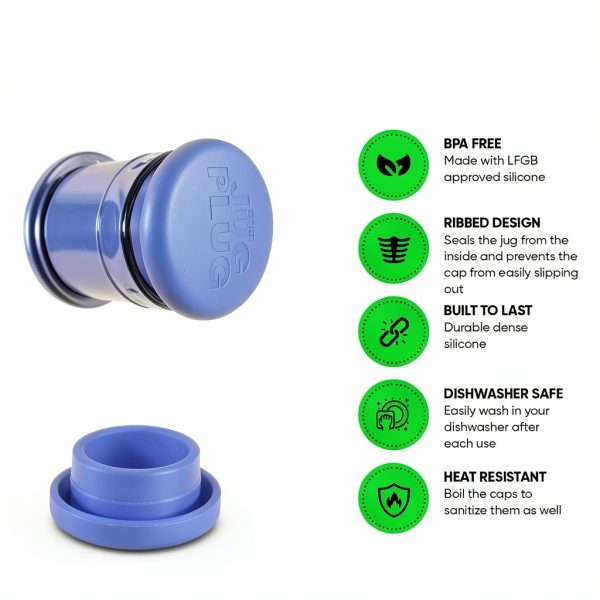 Silicone Jug Cap by The Jug Plug Flexible Seal-4