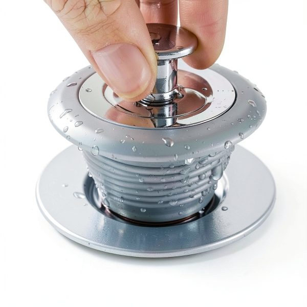 Bathtub Drain Stopper SAIZI Leak Free Seal-4