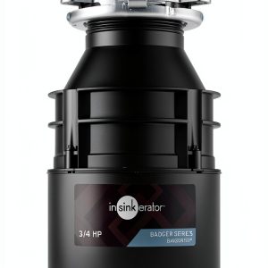 InSinkErator Badger Garbage Disposal 1.6lb Black-0