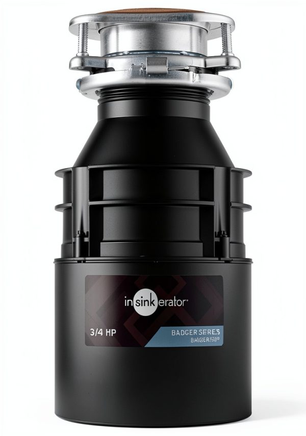 InSinkErator Badger Garbage Disposal 1.6lb Black-0