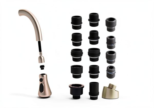 Kitchen Faucet Sprayer Hibbent Brushed Nickel ABS-4
