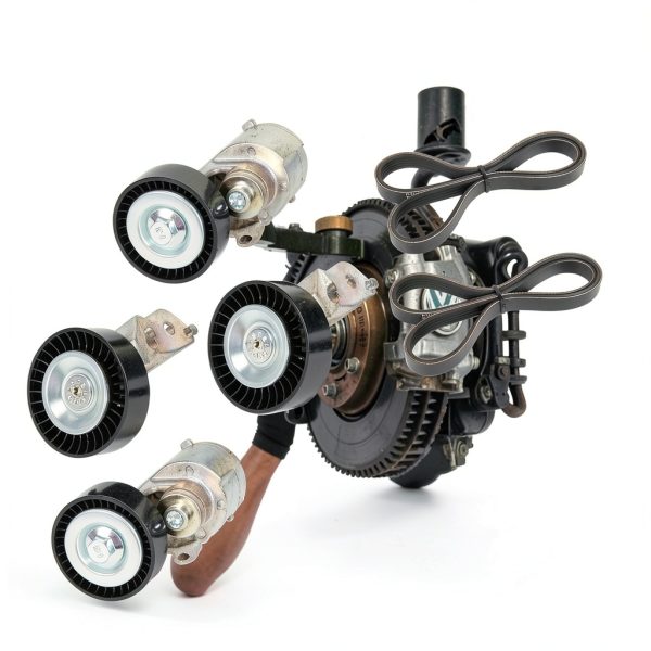 Loosoo Golf 2.5L Belt Drive Kit with Tensioner and Idler Pulleys-4