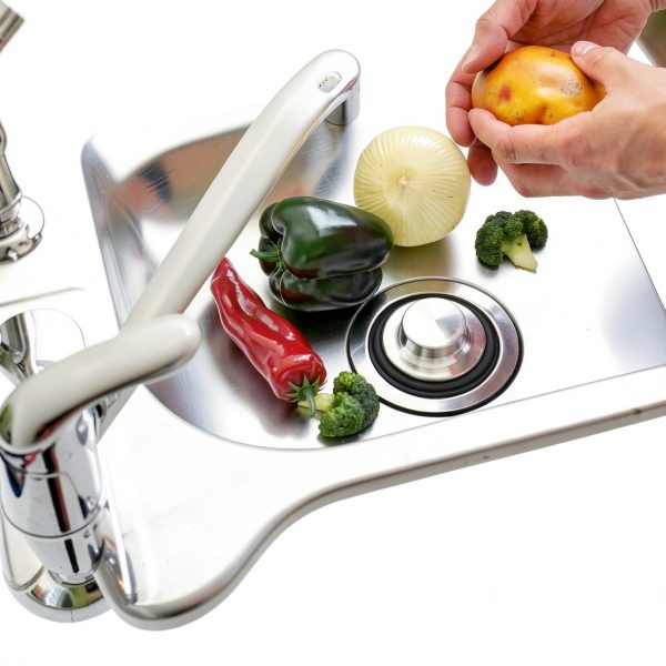 Stainless Steel Kitchen Sink Stopper by Hilltop Products Slim Design-2