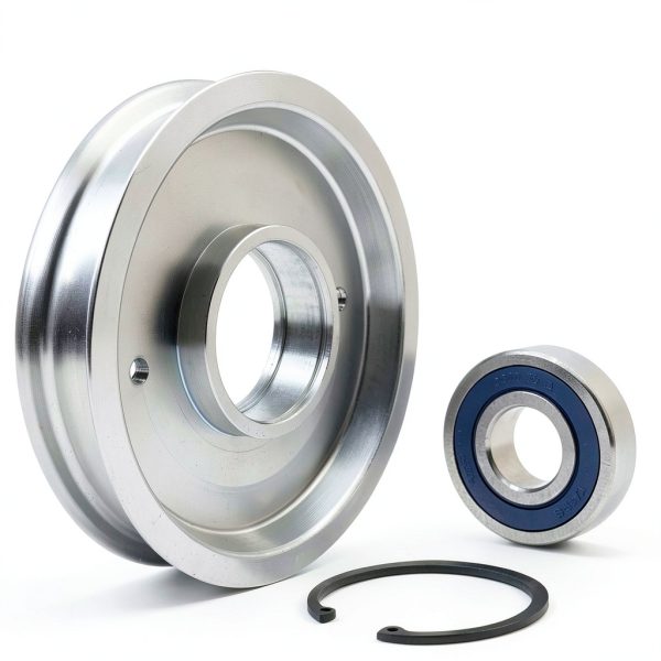 HD Switch Solid Steel Idler Belt Pulley with BIG Bearing Rebuildable-4