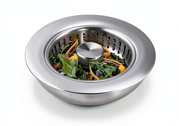 Nipoko Stainless Steel Sink Strainer 2Pack Pop-Up Silver-3