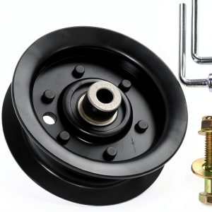 FULAIGE 132-9420 Flat Idler Pulley for Toro Mowers – Steel Replacement-0
