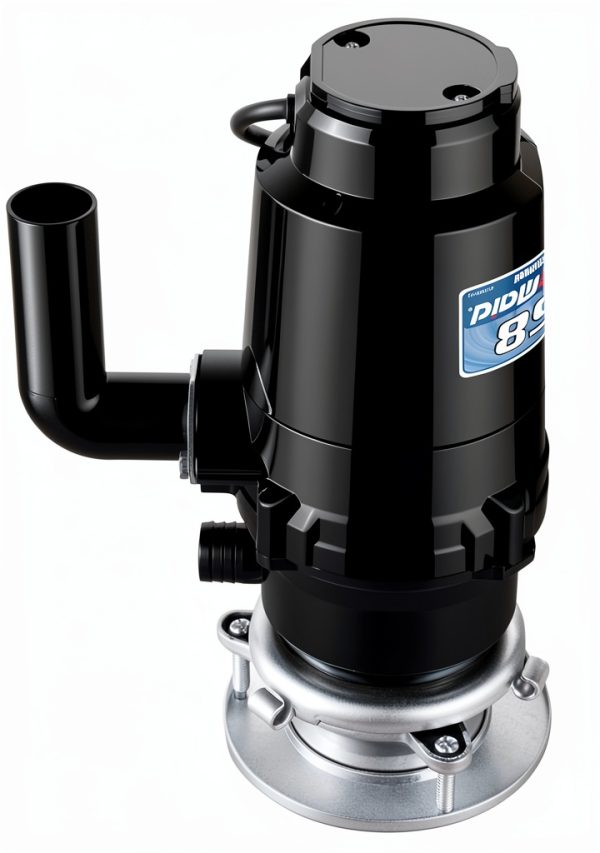 Waste Maid 1/2 HP Economy Garbage Disposal 058 Stainless Steel Black-4