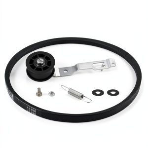 Washing Machine Idler Pulley Kit JIXUDM Rubber Metal Durable Belt Set-0