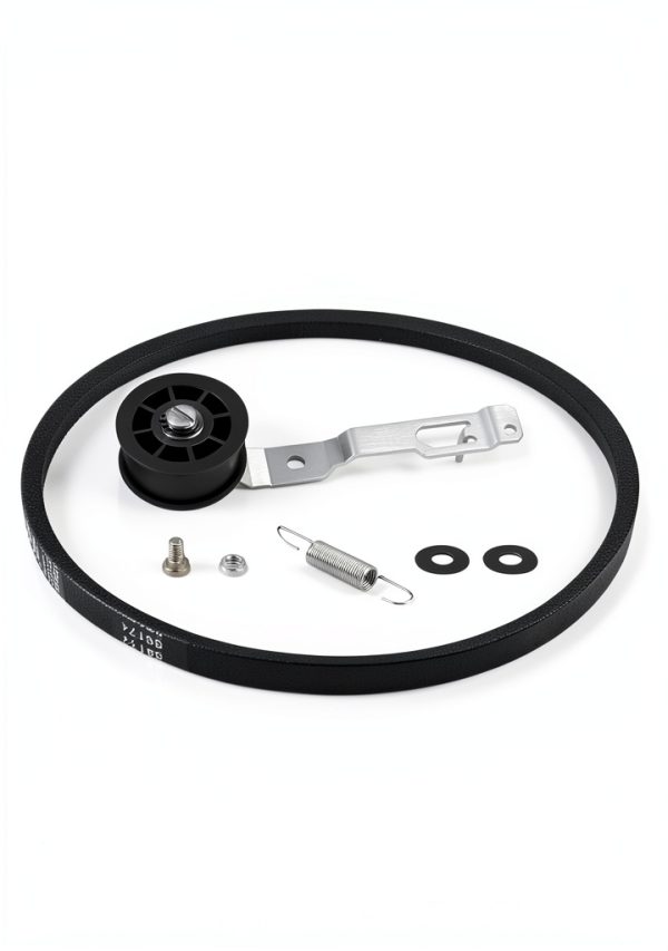 Washing Machine Idler Pulley Kit JIXUDM Rubber Metal Durable Belt Set-0