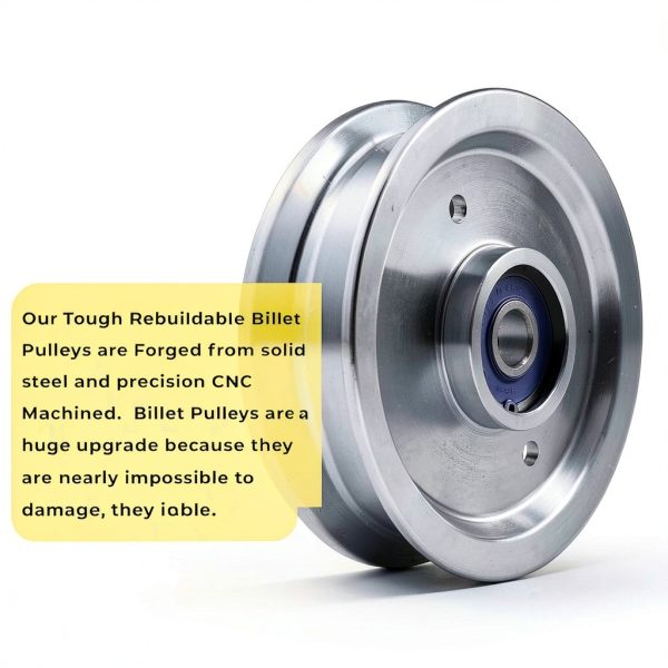 HD Switch Solid Steel Idler Belt Pulley with BIG Bearing Rebuildable-1