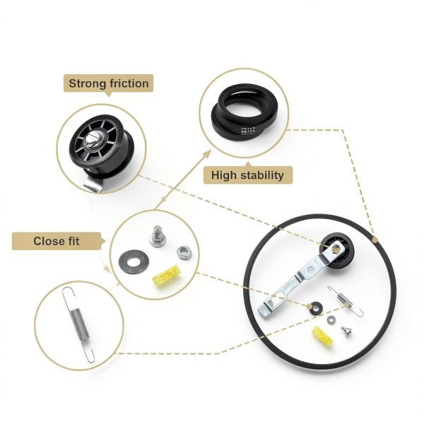 959P3 Washer Idler Pulley GREALTH – Fits Speed Queen, Lever & Belt-4
