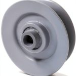 Phoenix V Idler Pulley Wheel 2 5/8in Dia 3/8in Bore Steel-0