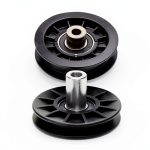 ZHIXING Idler Pulley Set V‑Groove & Flat for Husqvarna Craftsman-0