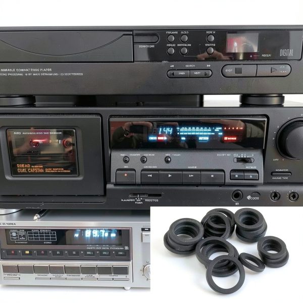 Idle Tire Wheel Belt Idler for Cassette Deck 20pcs KH866 9-13mm Hole-7