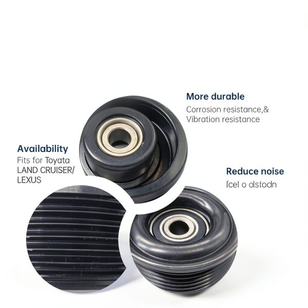 Idler Pulley 16604-50030 NEWHOW for Toyota 4Runner, Sequoia, Tundra,-5